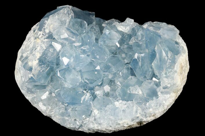 Sparkly Celestine (Celestite) Crystal Cluster - Madagascar #184394